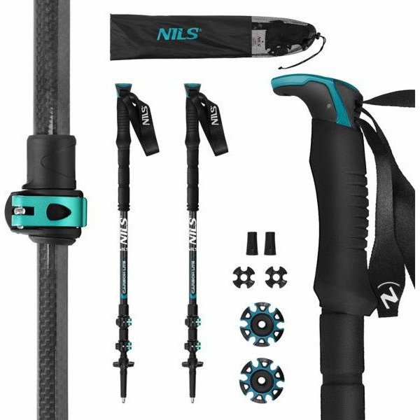 Nils Extreme Trekingové hole Nils Carbon TK8607, nastavit...