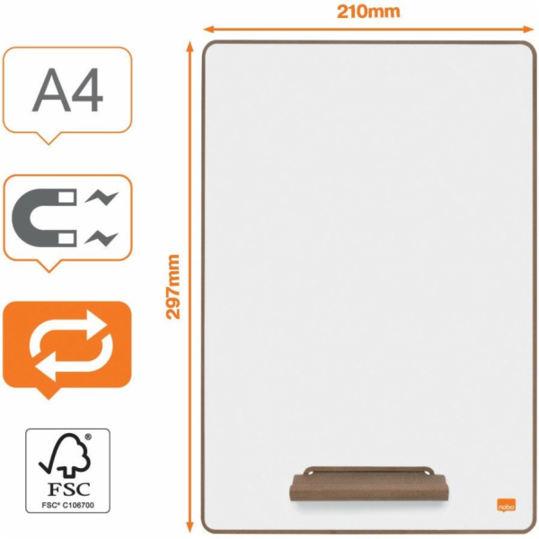 Nobo mini tabule (4 ks) A4 bílá