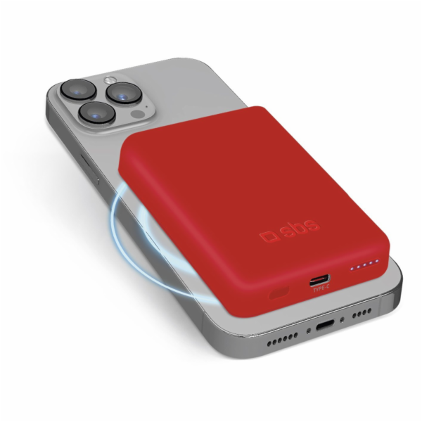 SBS TEBB5000MAG1CR Power Bank Lithium Polymer (LiPo) 5000...