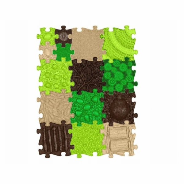 Askato Senzorická podložka Ortopedická sada 15v1 Nature 1...