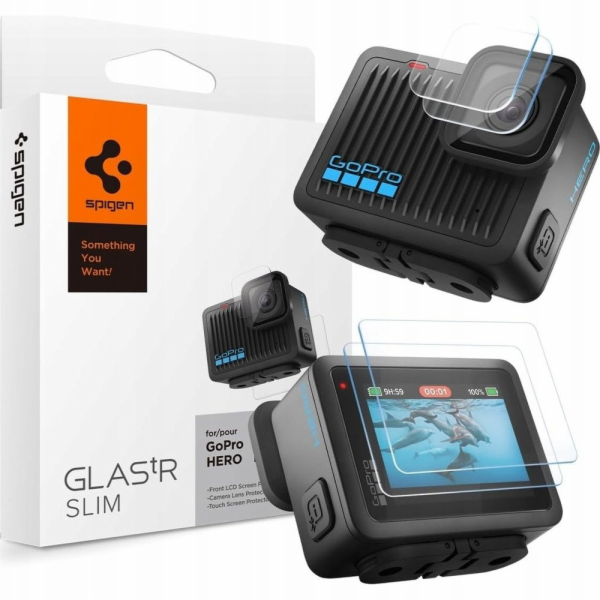 Spigen Ochranná sklíčka Glass tR SLIM pro GoPro Hero 4K, ...