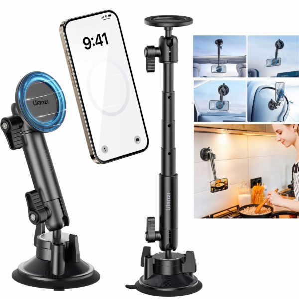Ulanzi Držák s přísavkou, sklo, pro telefon, chytrý telef...