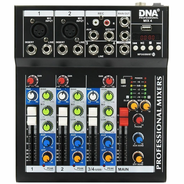 DNA Professional MIX 4 - analogový audio mixážní pult