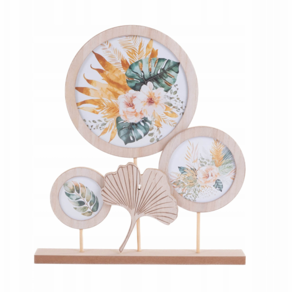 Home Styling Collection Rám na 3 fotografie, kulatý, O 7,...