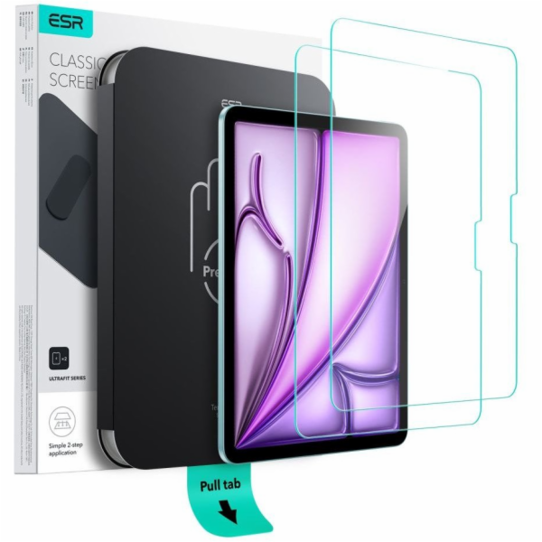 ESR ULTRAFIT TVRZENÉ SKLO 2 BALENÍ PRO IPAD AIR 11” 6 / 7...