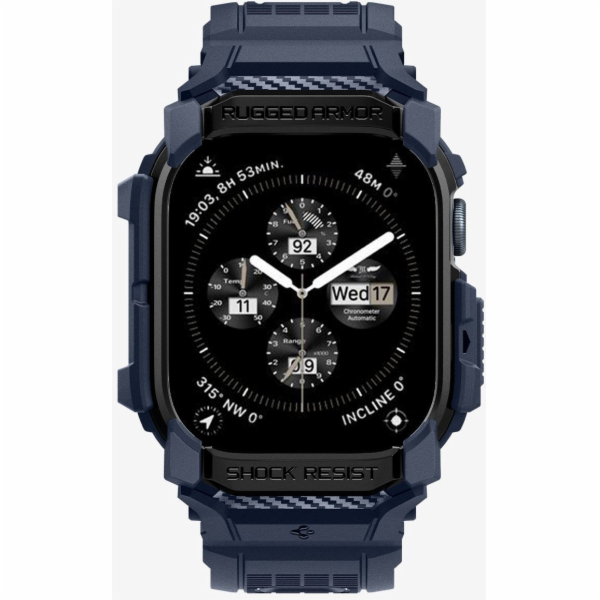 Spigen Rugged Armor Pro, tmavě modrá - Apple Watch 10 42 mm