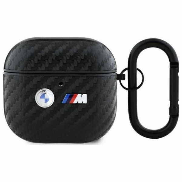 BMW Kryt BMA4WMPUCA2 AirPods 4 černý/černý karbonový s dv...