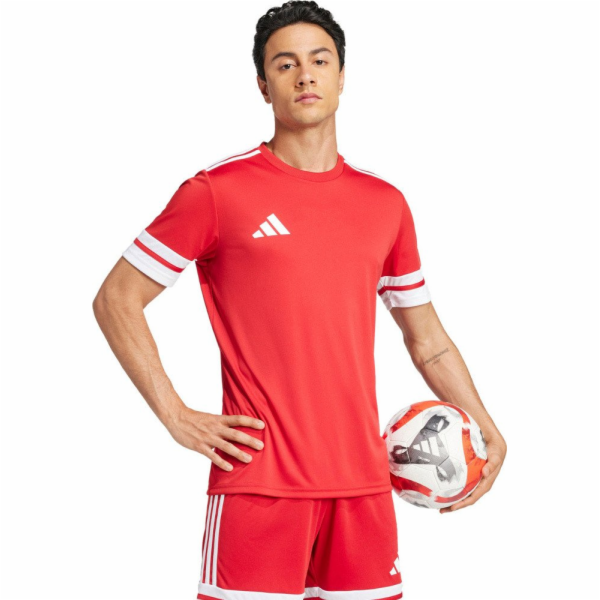 Adidas Pánské tričko Squadra 25 červené JE2601 M
