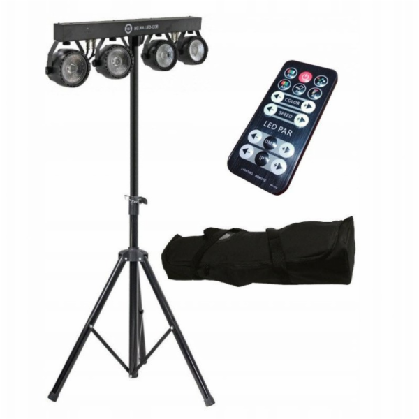 LIGHT4ME Kryt stojanu LED COB PAR BEAMS 4x30W