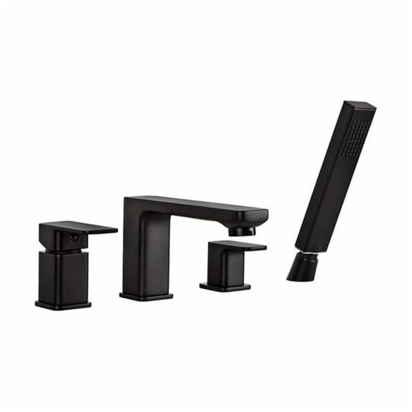 Valvex Loft 4otvorová vanová baterie černá (2455950)