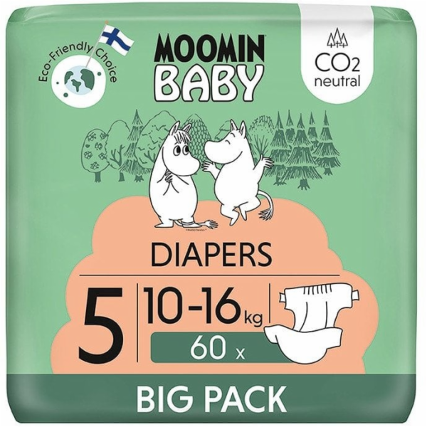 Muumi Maxi 5, 10-16 kg, 60 ks.