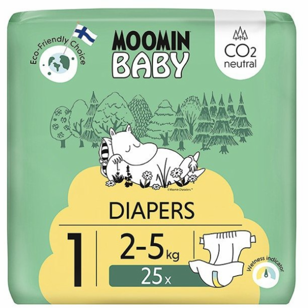 Muumi Novorozenec 1, 2-5 kg, 25 ks.