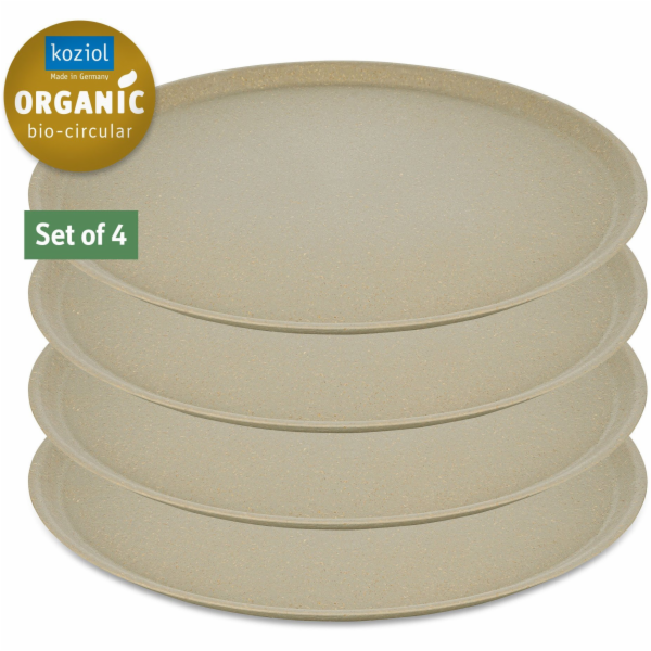 Koziol Jídelní talíře CONNECT, O 25 cm, 4 kusy, KOZIOL