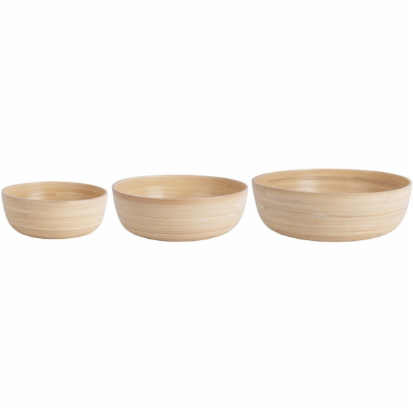 Sada bambusových misek PURO, 3 kusy