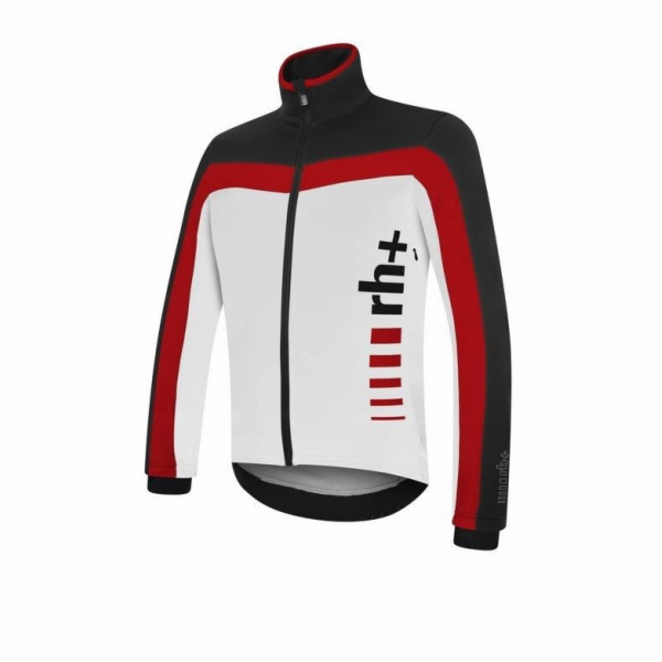 RH+ Cyklistická bunda ZeroLogo EVO černá-bílá-červená - M