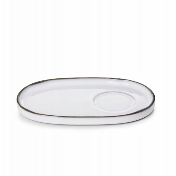 Revol Oválný podšálek Bílý mrak 18 x 11,1 cm