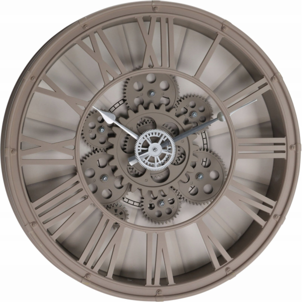 Nástěnné hodiny s viditelným mechanismem, O 39 cm