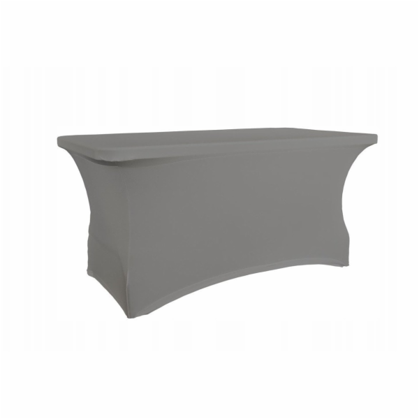 Povlak na stůl obdélníkový, délka 152,4 cm, šedý