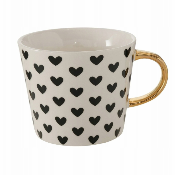 Boltze Porcelánový hrnek se zlatou rukojetí, FAYETTE