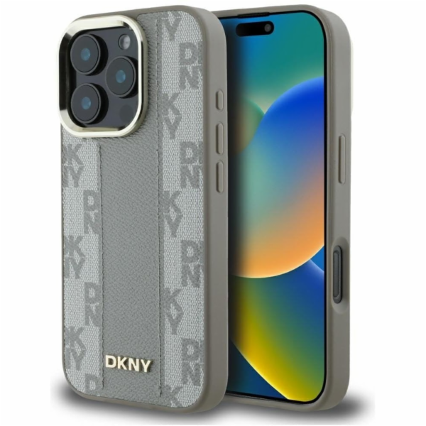 DKNY Kryt Magsafe s kostkovaným vzorem pro iPhone 16 Pro ...