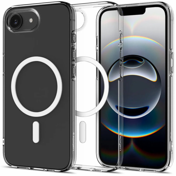 Spigen Crystal Flex MagSafe, čirý bílý - iPhone 16e