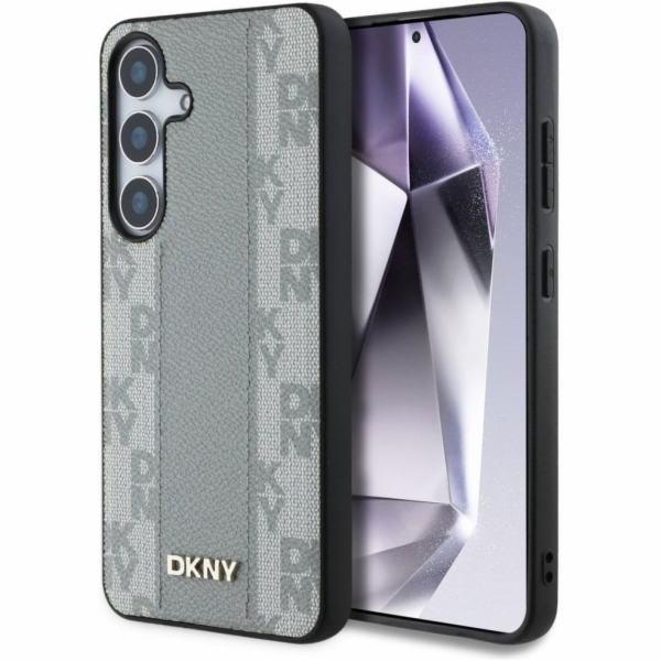 DKNY kožené pouzdro MagSafe s kostkovaným vzorem pro Sams...