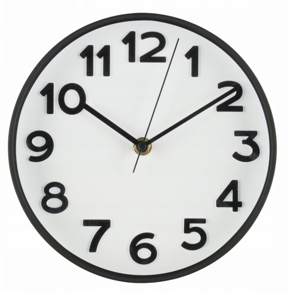 4Living Nástěnné hodiny s velkými číslicemi, O 20 cm, ORA