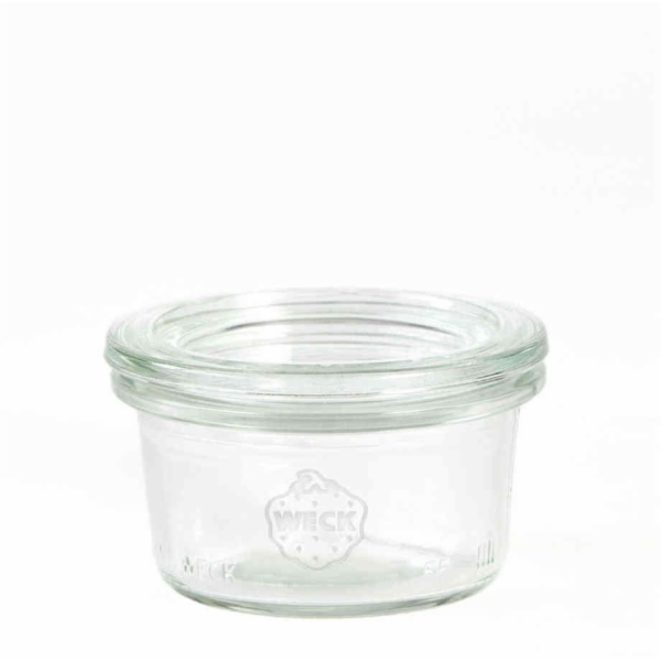 Weck Mini-Sturz kelímek 50 ml s víčkem - balení 12 ks