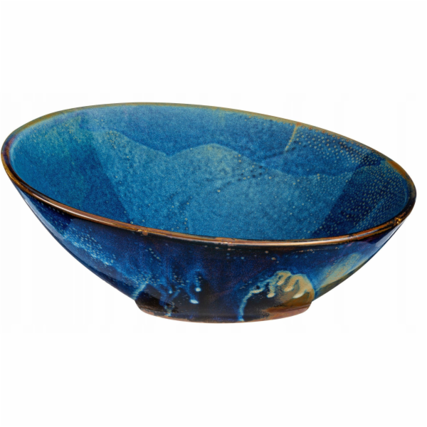 DEEP BLUE Šikmá bufetová mísa, průměr 30,5 cm