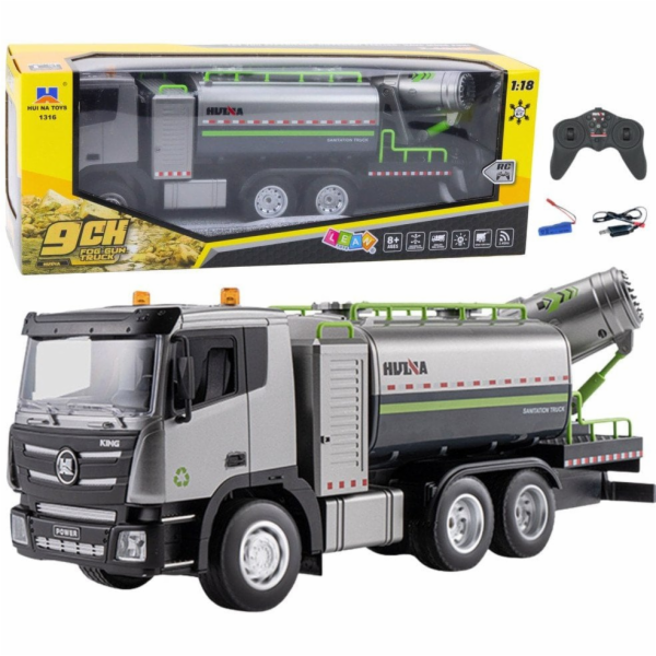 RC vodní cisternový vůz na dálkové ovládání Huina 1:18