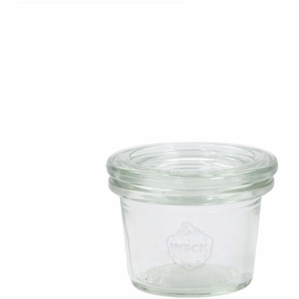 Weck Mini-Sturz kelímek 35 ml s víčkem - balení 12 ks