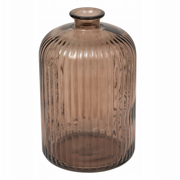 Atmosphera Váza z recyklovaného skla LUZ, výška 23 cm