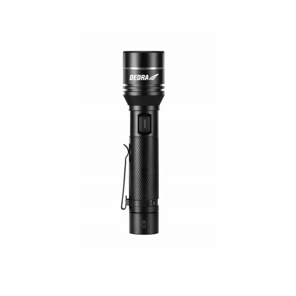 DEDRA LED svítilna 1000lm, zoom, baterie 2200mAh