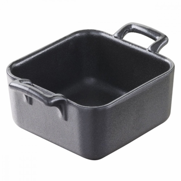 Revol Mini čtvercová mísa BELLE CUISINE NOIR 7x7 cm