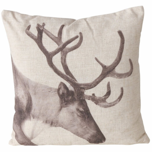 Boltze Dekorativní bavlněný polštář STAG, 45 x 45 cm