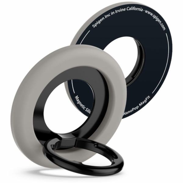 Spigen NANO POP MAGSAFE PRSTEŇ NA TELEFON LANYŽOVÝ ŠEDÝ