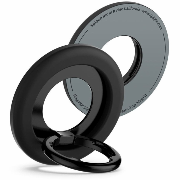 Spigen Kroužek na telefon NANO POP MAGSAFE, černý, sezamový
