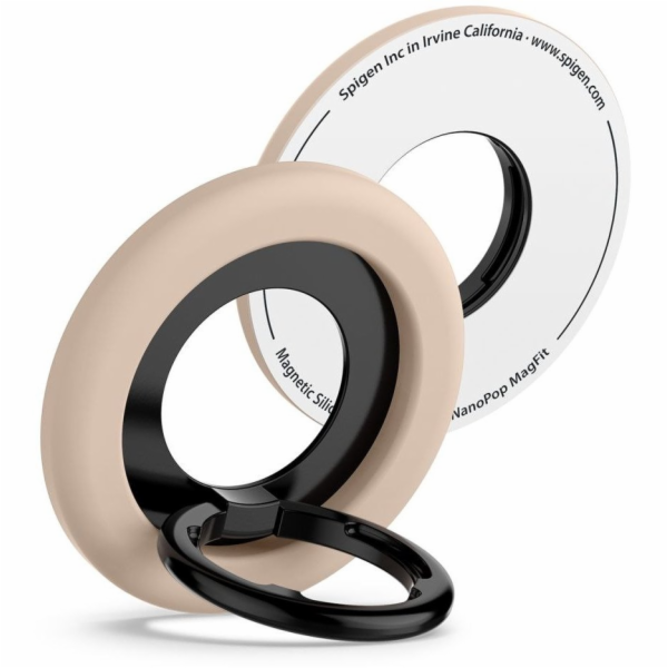Spigen Kroužek na telefon NANO POP MAGSAFE, kokosový béžový