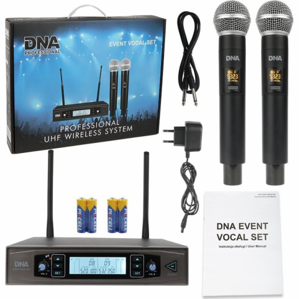 Bezdrátový mikrofonní systém Radio DNA DNA EVENT VOCAL SET