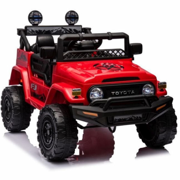 LeanToys Toyota FJ Červený bateriový vůz 4x4 EDUKAMP