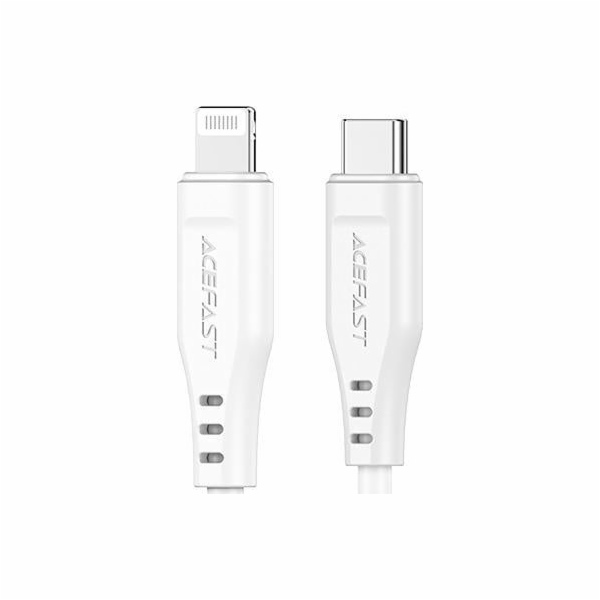 Acefast Kabel USB-C - Lightning 1,2 m bílý (6974316280811)