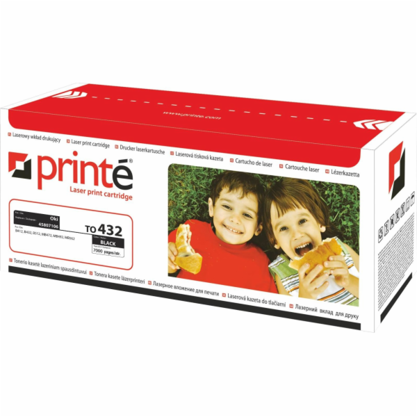 Printe Toner TO432 černý, náhradní 45807106 (FCPPRTO432)