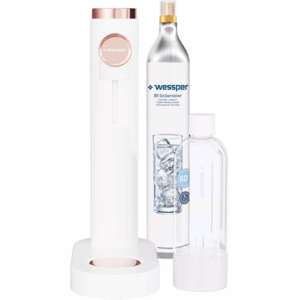Wessper AQUAFRIZZ saturátor vody + láhev Co2 BÍLÁ (WES082...