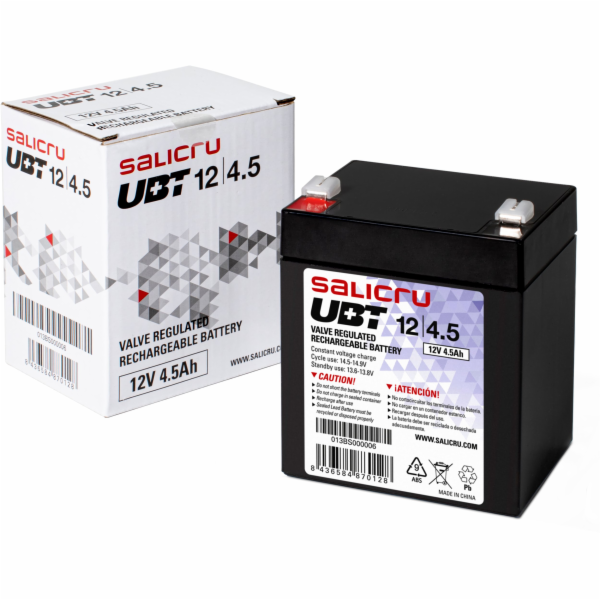 Salicru Bezúdržbová baterie UBT 12/4,5 4,5 Ah 12V AGM pro...