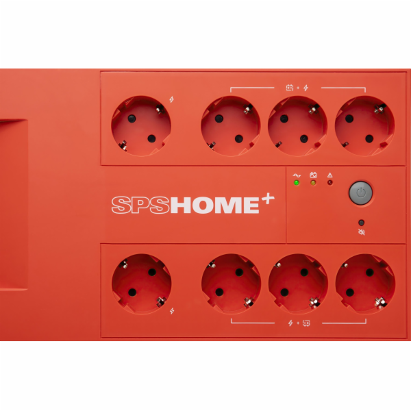 Salicru Nouzový UPS SPS 650 HOME+ Red 650VA 360W 8x Schuk...