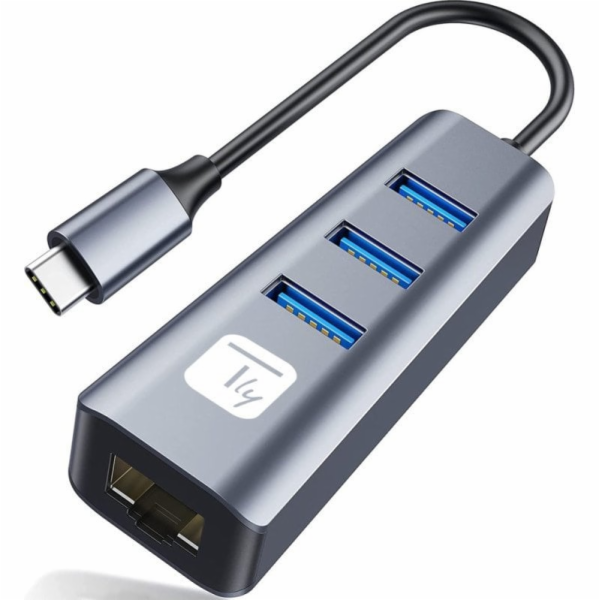 Techly Adaptér USB-C 3.1 na RJ45 gigabitová síťová karta ...