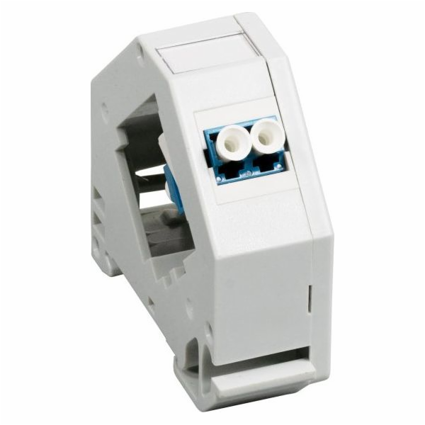 Držák adaptéru EFB na DIN lištu s LC Duplex Singlemode ko...