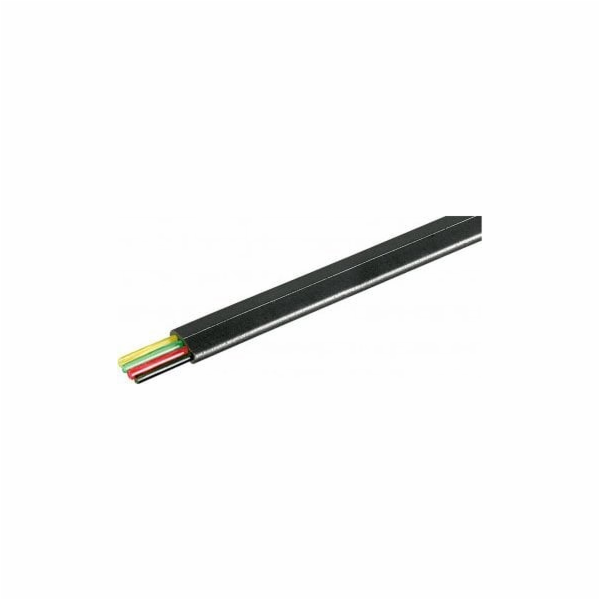 Goobay Plochý telefonní kabel 4žilový, 100m role, AWG 28,...