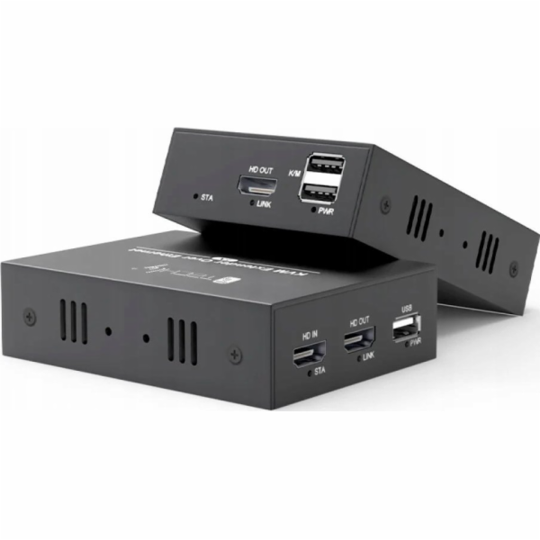Techly HDMI/USB KVM extender 1080p60Hz až 100m přes krouc...