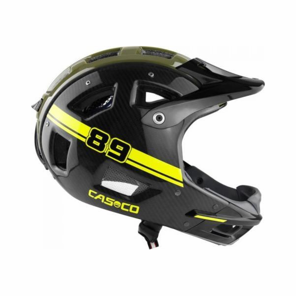 Casco Cyklistická helma MTBE Full-Face Carbon neon M